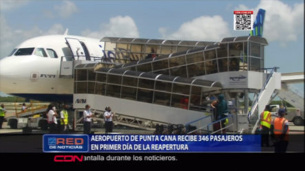 El Aeropuerto De Punta Cana Recibe 346 Pasajeros En Su Primer Día De La Reapertura
