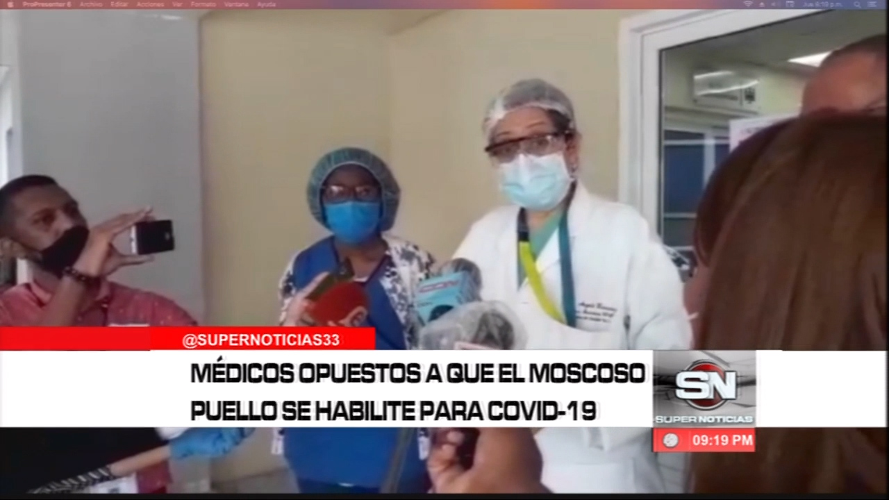 Médicos Del Hospital Moscoso Puello Se Encuentran Opuestos A Que Se Habilite El Centro Para Atender El COVID-19