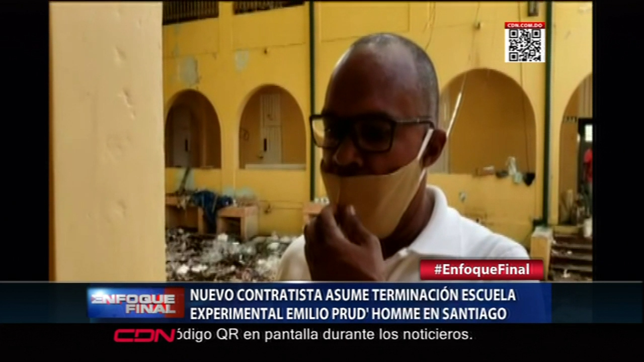 Un Nuevo Contratista Asume La Terminación De La Escuela Emilio Prud’Homme De Santiago