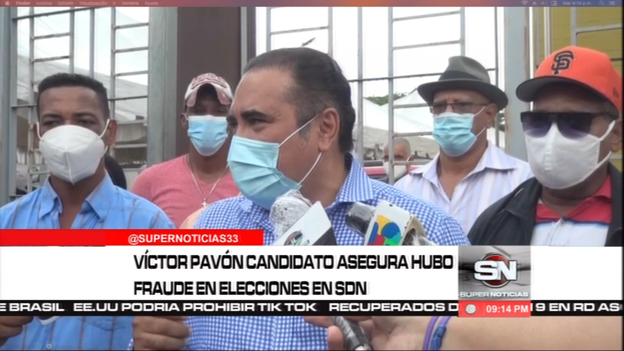 Candidato A Diputado Por FP Asegura Hubo Fraude En Las Elecciones En SDN