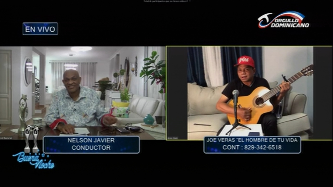 Conversando U Cantando Grandes éxitos Con Joe Veras Junto A Nelson Javier | Buena Noche