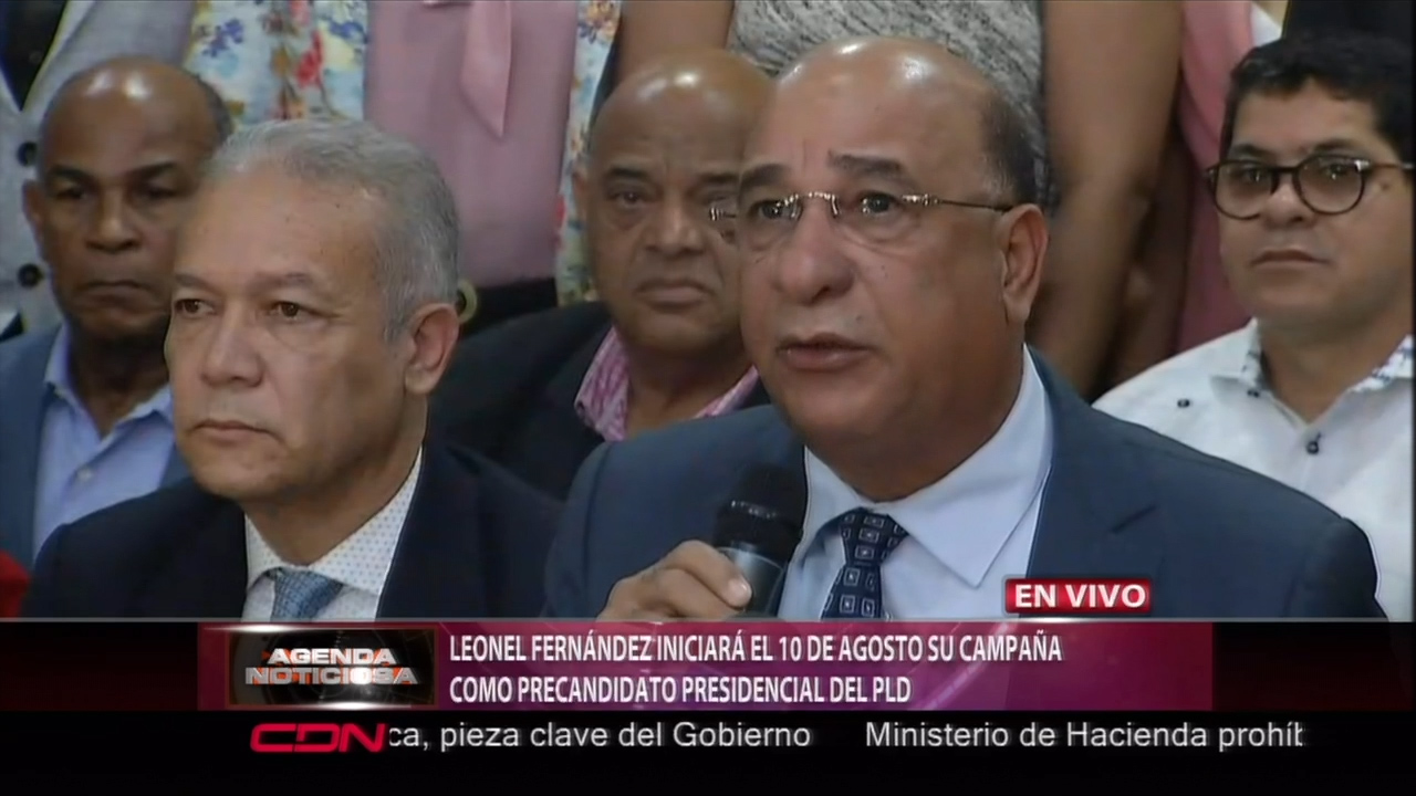 Leonel Fernandez Iniciará El 10 De Agosto Su Campaña Como Precandidato Presidencial Del PLD