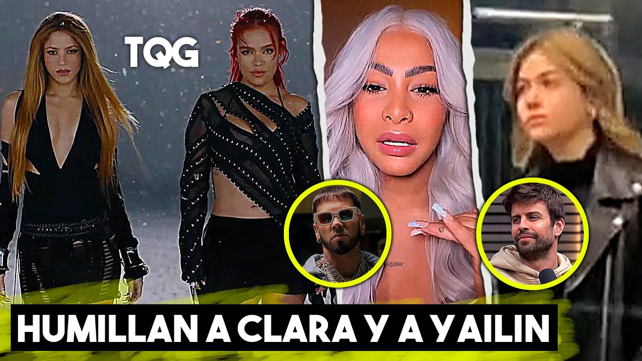 Shakira Y Karol G Cachetean A Clara Y A Yailin En TQG