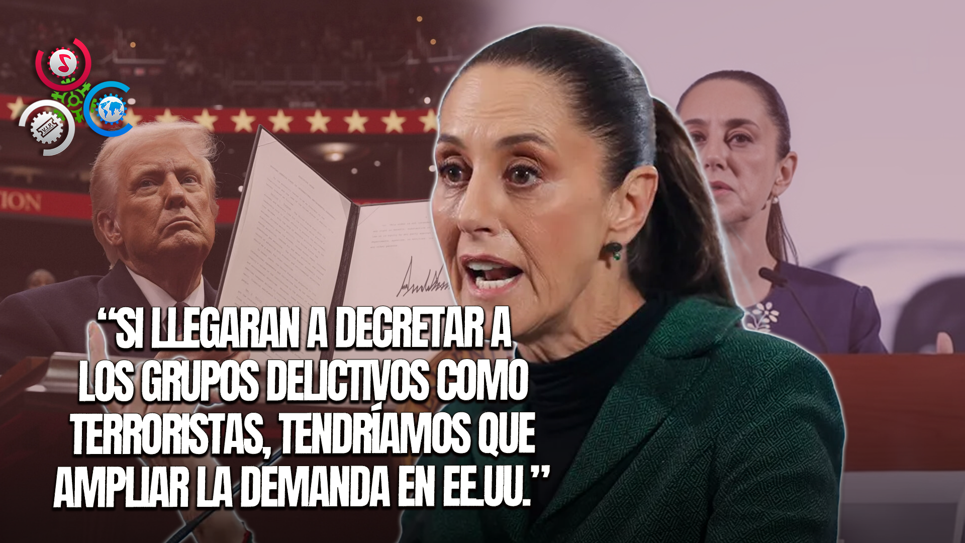 Claudia Sheinbaum Reacciona A Posible Designación De Cárteles Como Organizaciones Terroristas De EE.UU.