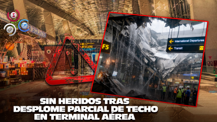 Lluvias Provocan Colapso Parcial En Techo De Aeropuerto En Indonesia