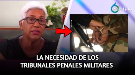 Altagracia Salazar Habla Sobre La Necesidad De Los Tribunales Penales Militares | 6to Sentido