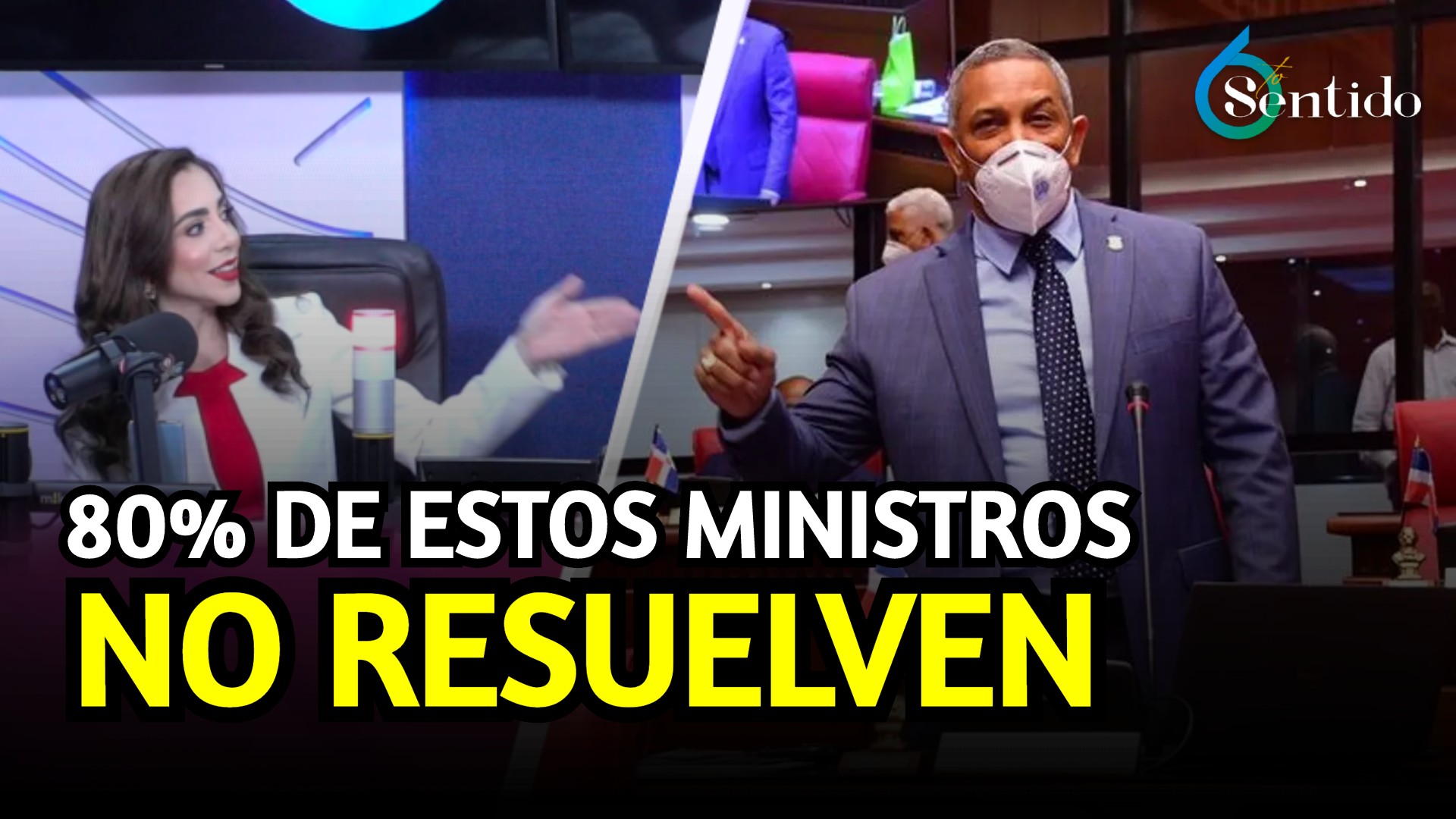 Senador Del PRM: “El 80 Por Ciento De Los Ministros De Este Gobierno No Resuelve” | 6to Sentido