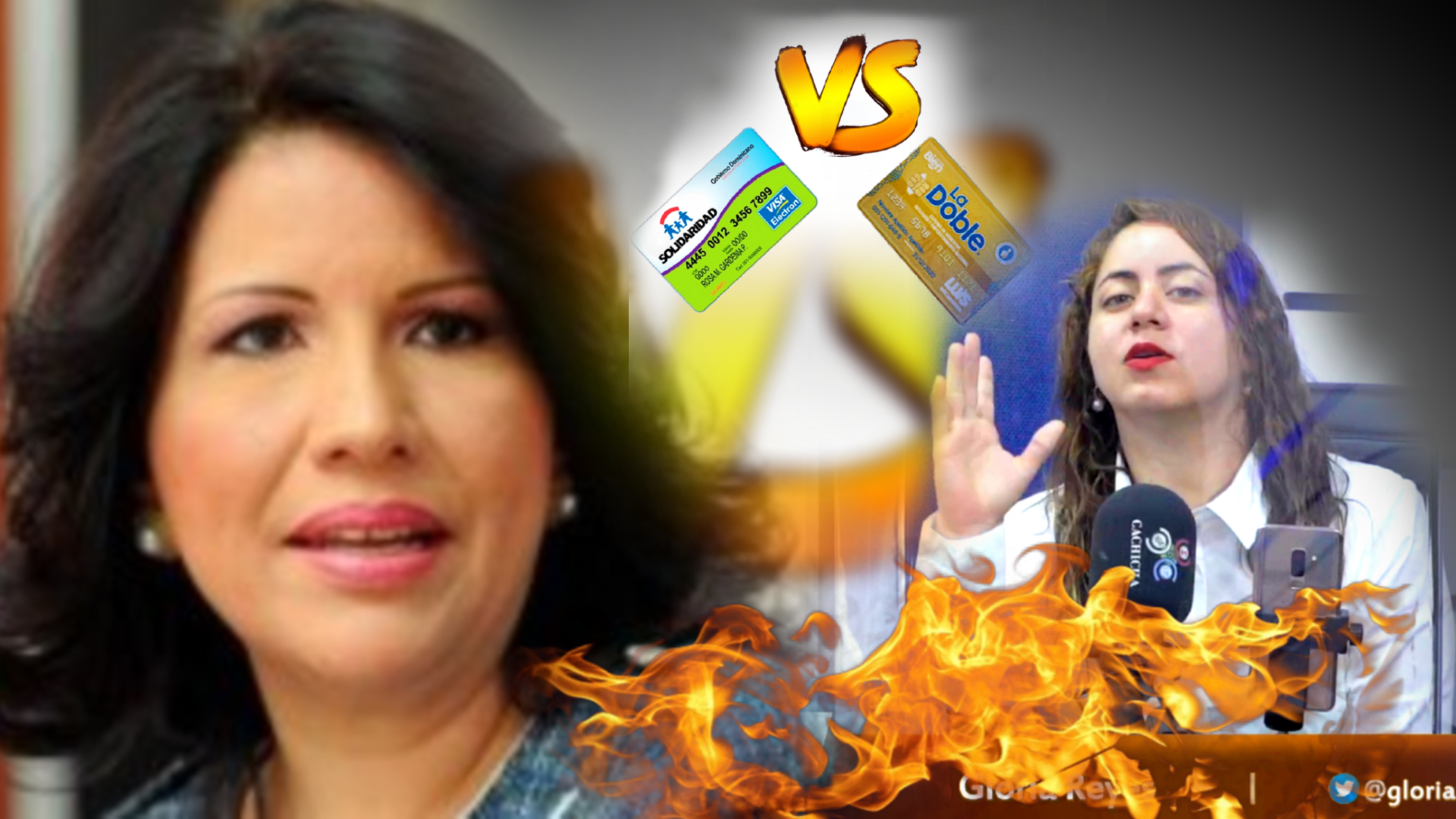 Gloria Reyes Le Monta La Pura A La Vicepresidenta Margarita Cedeño De Fernández