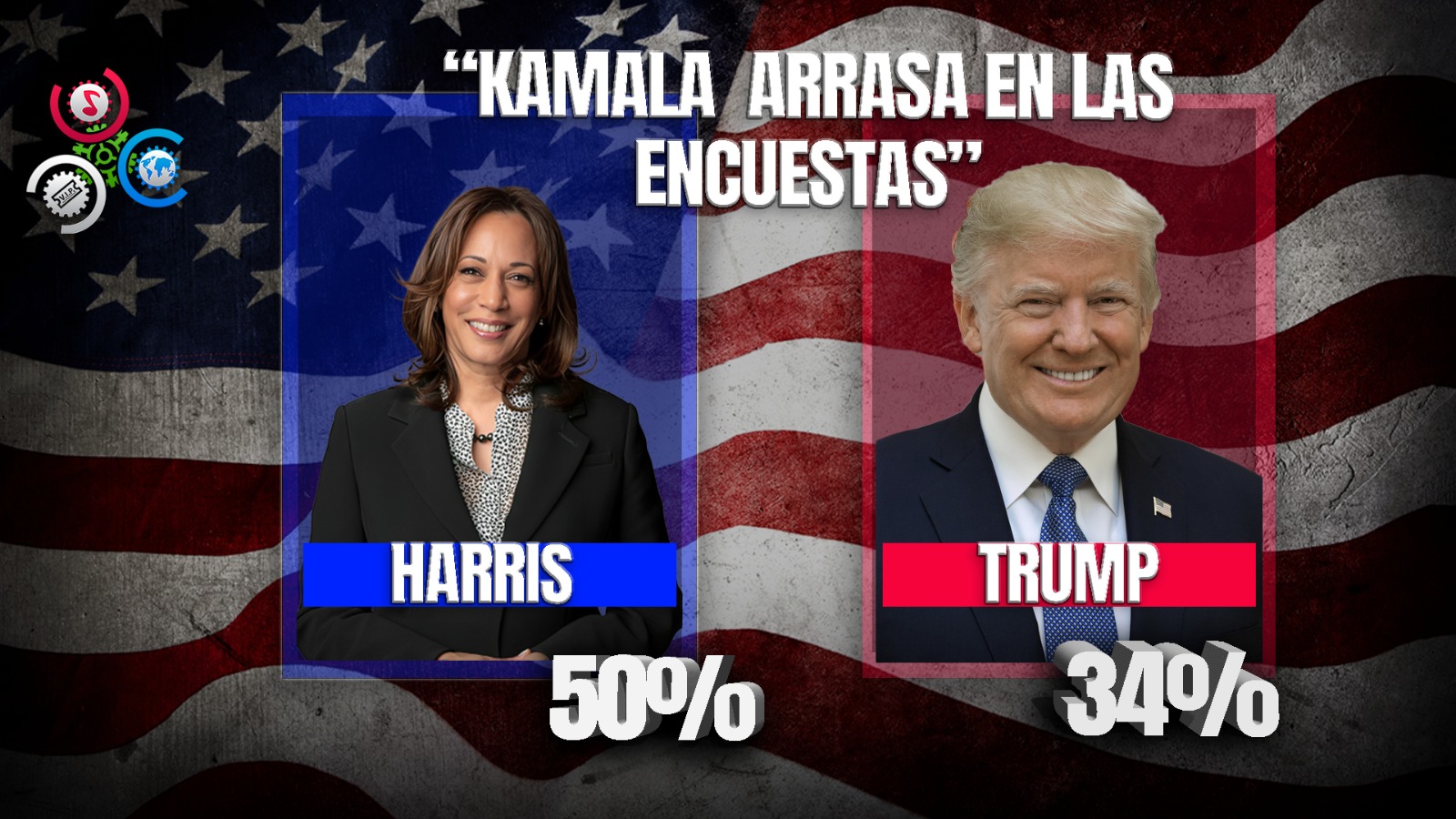 Sondeo De Monkey Survey Muestra Ventaja De Kamala Harris Sobre Donald Trump