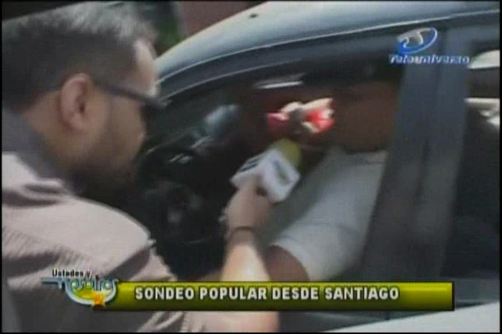 Sondeo Popular En Santiago En Ustedes Y Nosotros