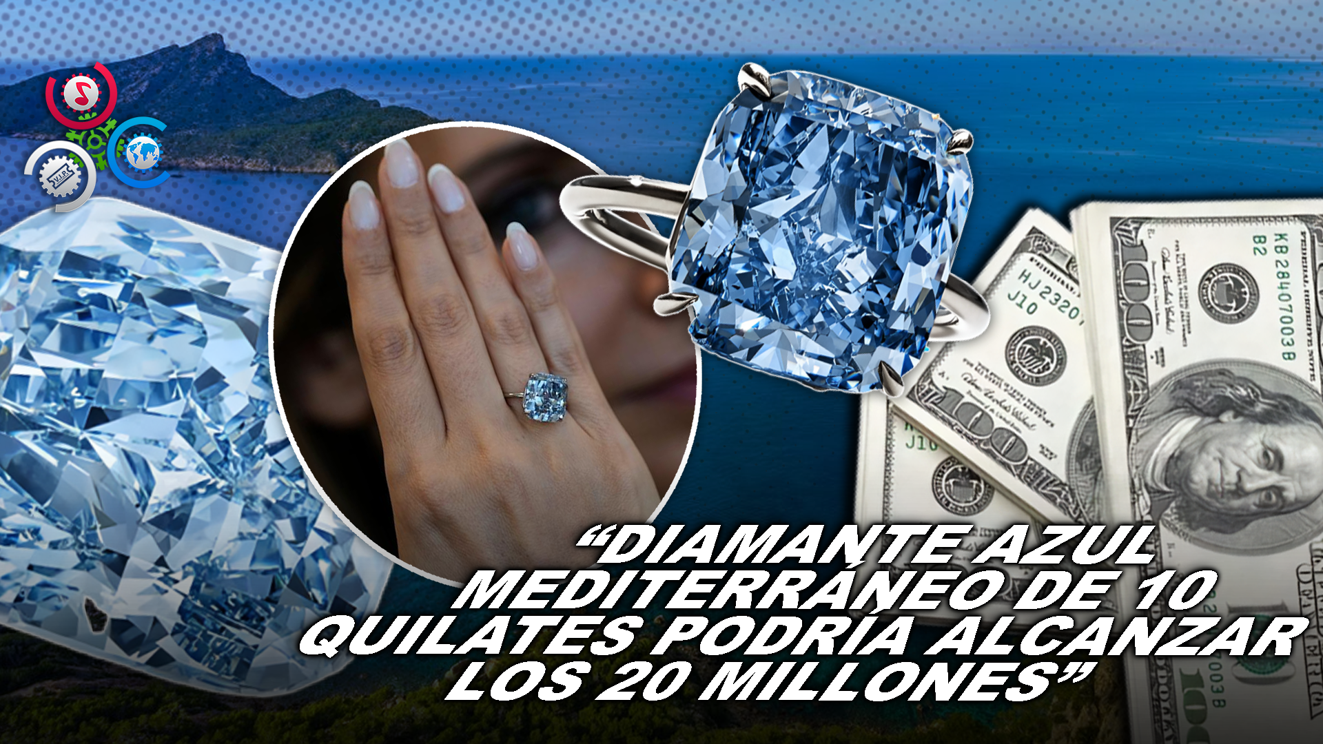 Subastarán Exclusivo Diamante Azul Mediterráneo Valorado En 20 Millones De Dólares