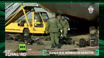 Sube A 41 El Número De Muertos En El Accidente Aéreo En Moscú