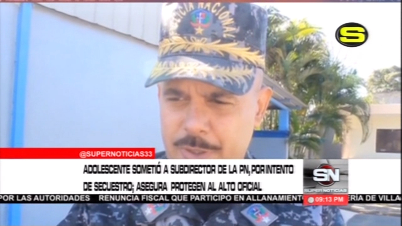 Adolescente Sometió A Subdirector De La PN, Por Intento De Secuestro- Asegura Protegen Al Alto Oficial