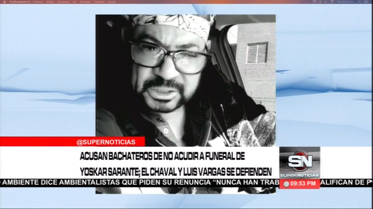 Acusan A Bachateros De No Acudir Al Funeral De Yoskar Sarante