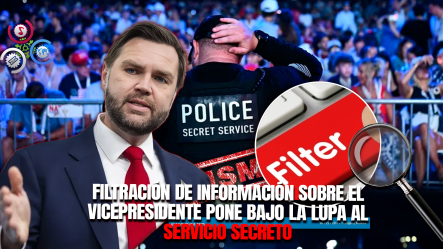 Suspenden A Agente Del Servicio Secreto De EE. UU. Por Presunta Filtración Sobre Viajes Del Vicepresidente JD Vance