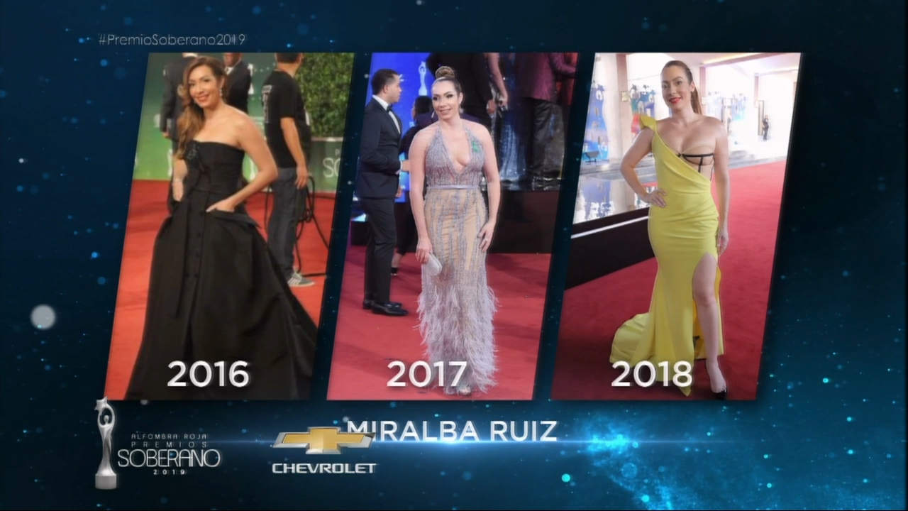 Comparaciones De Vestuarios De Años Anteriores En La Alfombra Roja De Premios Soberano 2019