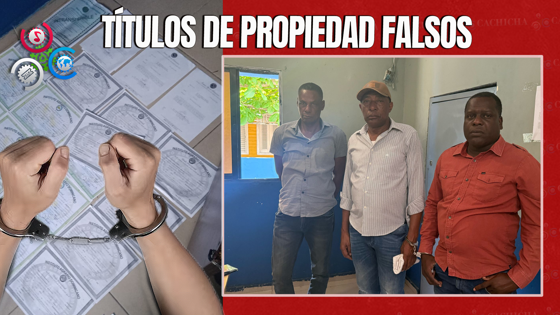 Tres Hombres Apresados En Villa Altagracia Con Decenas De Títulos De Propiedad Falsos