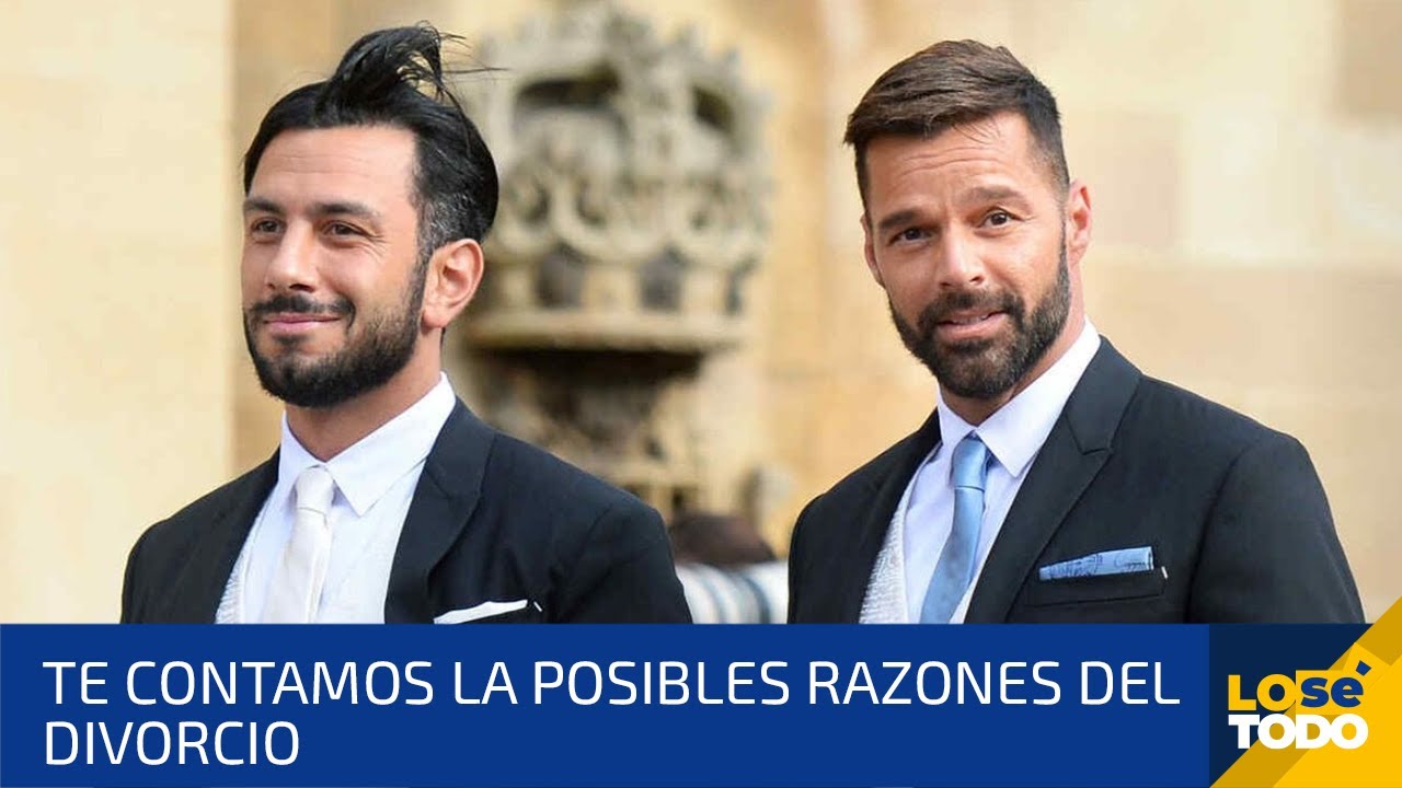 Divorcio De Ricky Martin; Las Posibles Razones Del Triste Desenlace