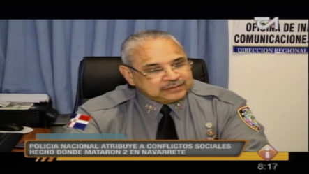 Policía Nacional Atribuye A Conflictos Sociales Hecho Donde Mataron 2 Personas En Navarrete