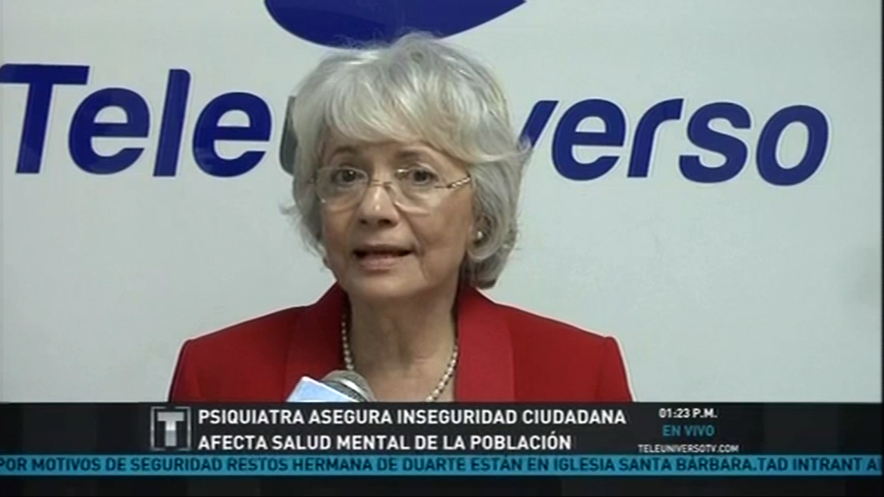 Psiquiatra Asegura Que La Inseguridad Ciudadana Afecta La Salud Mental De La Población