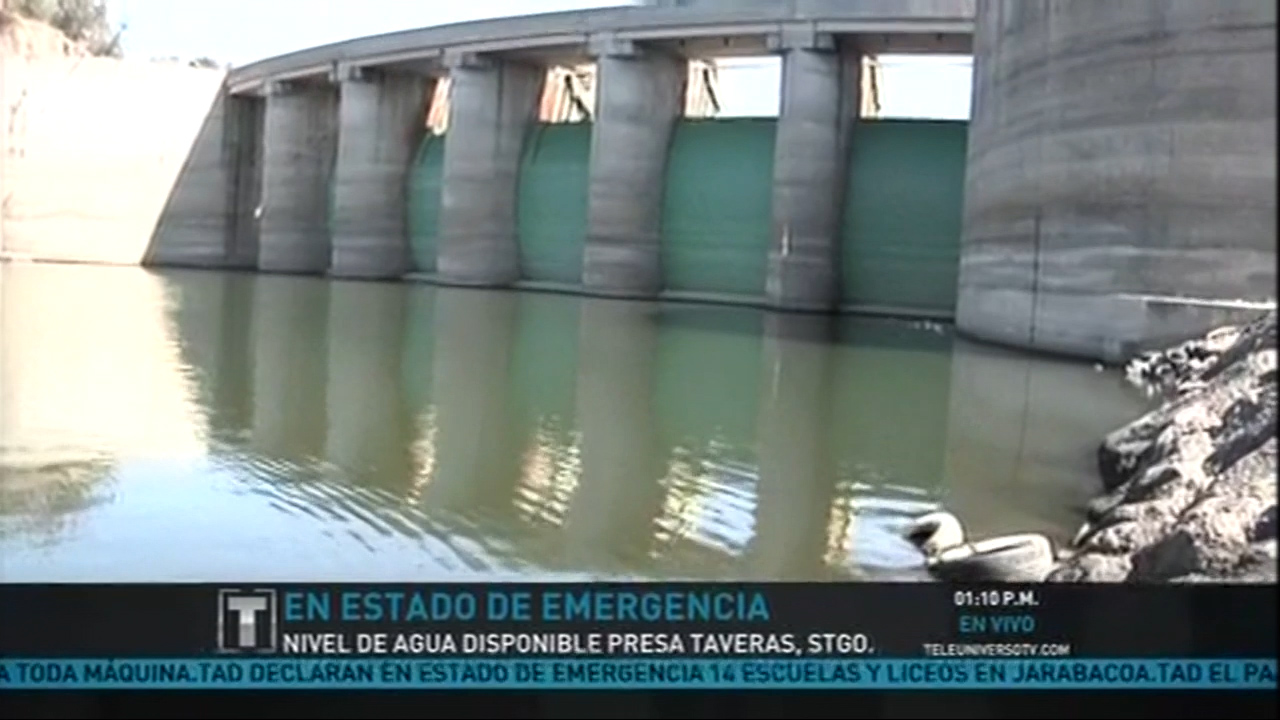 En Vivo Desde La Presa De Taveras: “En Estado De Emergencia El Nivel De Agua Disponible”