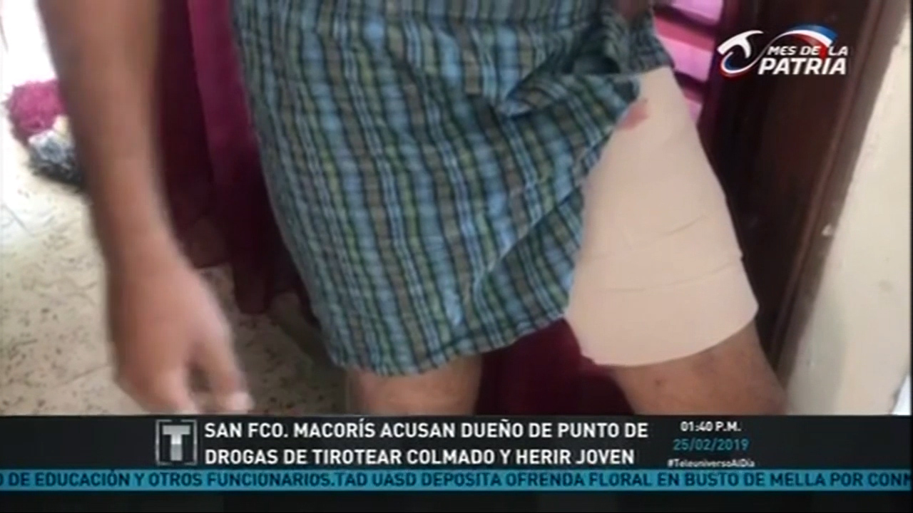 San Francisco De Macorís: Acusan Dueño De Punto De Drogas De Tirotear Colmado Y Herir Joven