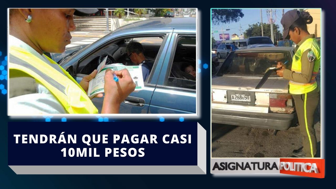 Esto Es Lo Que Tendrán Que Pagar Los Conductores Que Sean Sorprendidos Circulando Sin Marbete