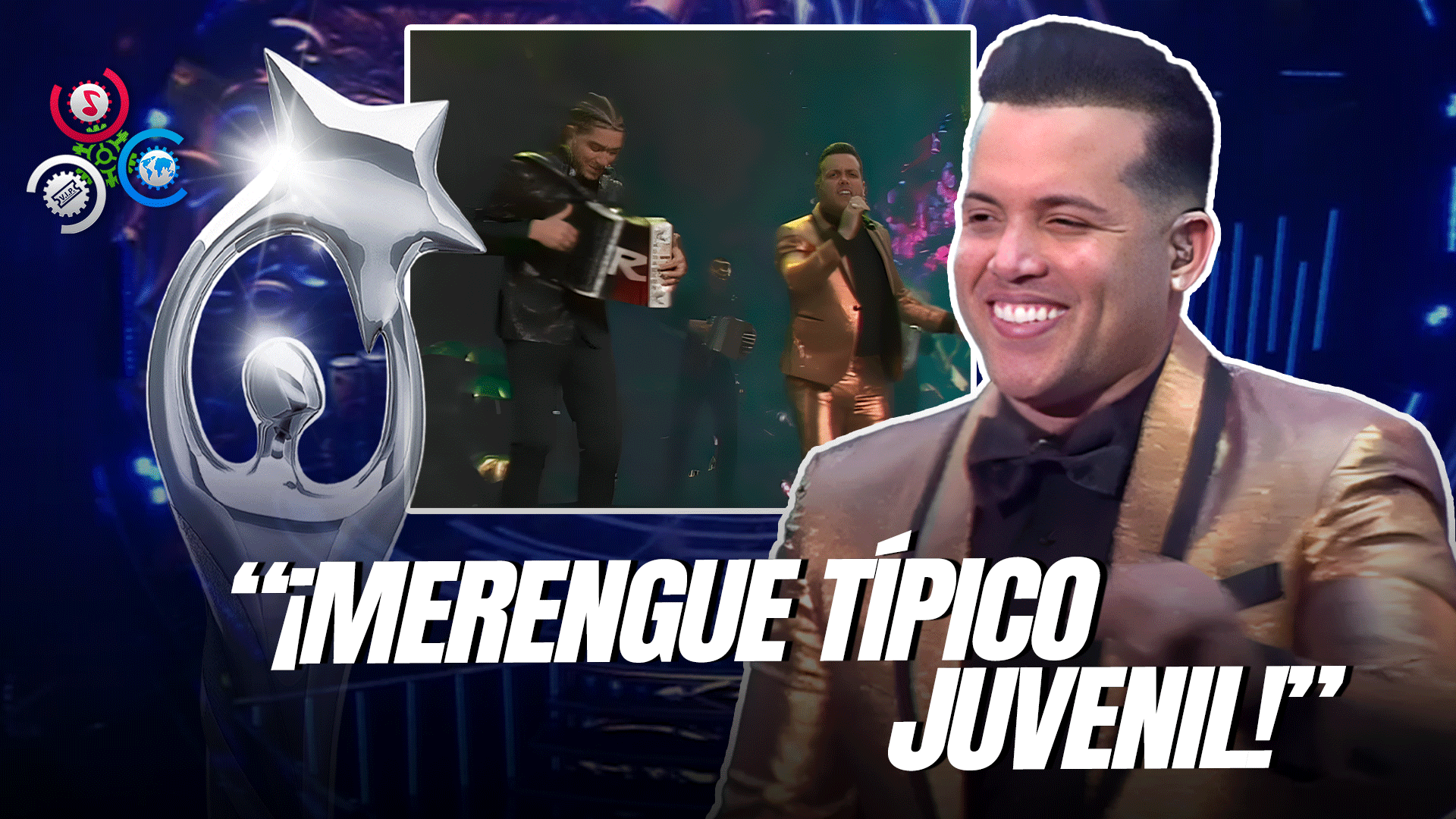 ‘El Blachy’ Y ‘El Rubio Del Acordeón’ Comparten El Escenario Durante Premios Soberano 2025