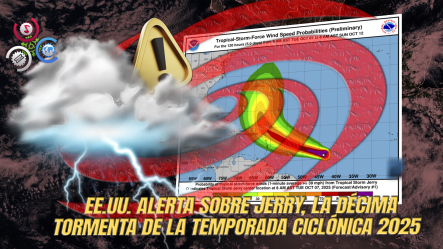 Tormenta Tropical Jerry Se Forma En El Atlántico Y Podría Convertirse En Huracán En 48 Horas