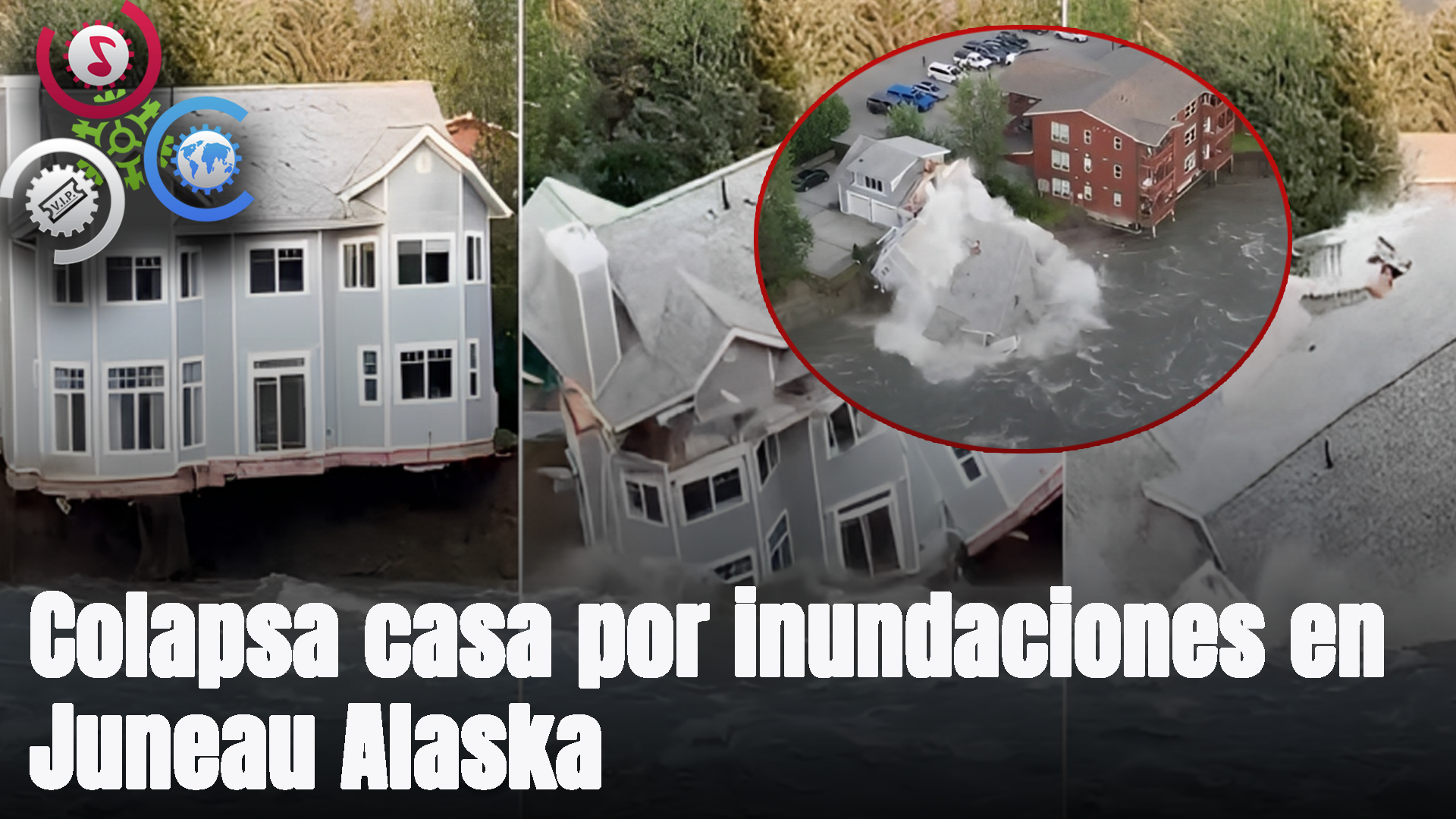 Colapsa Casa Por Inundaciones En Juneau Alaska