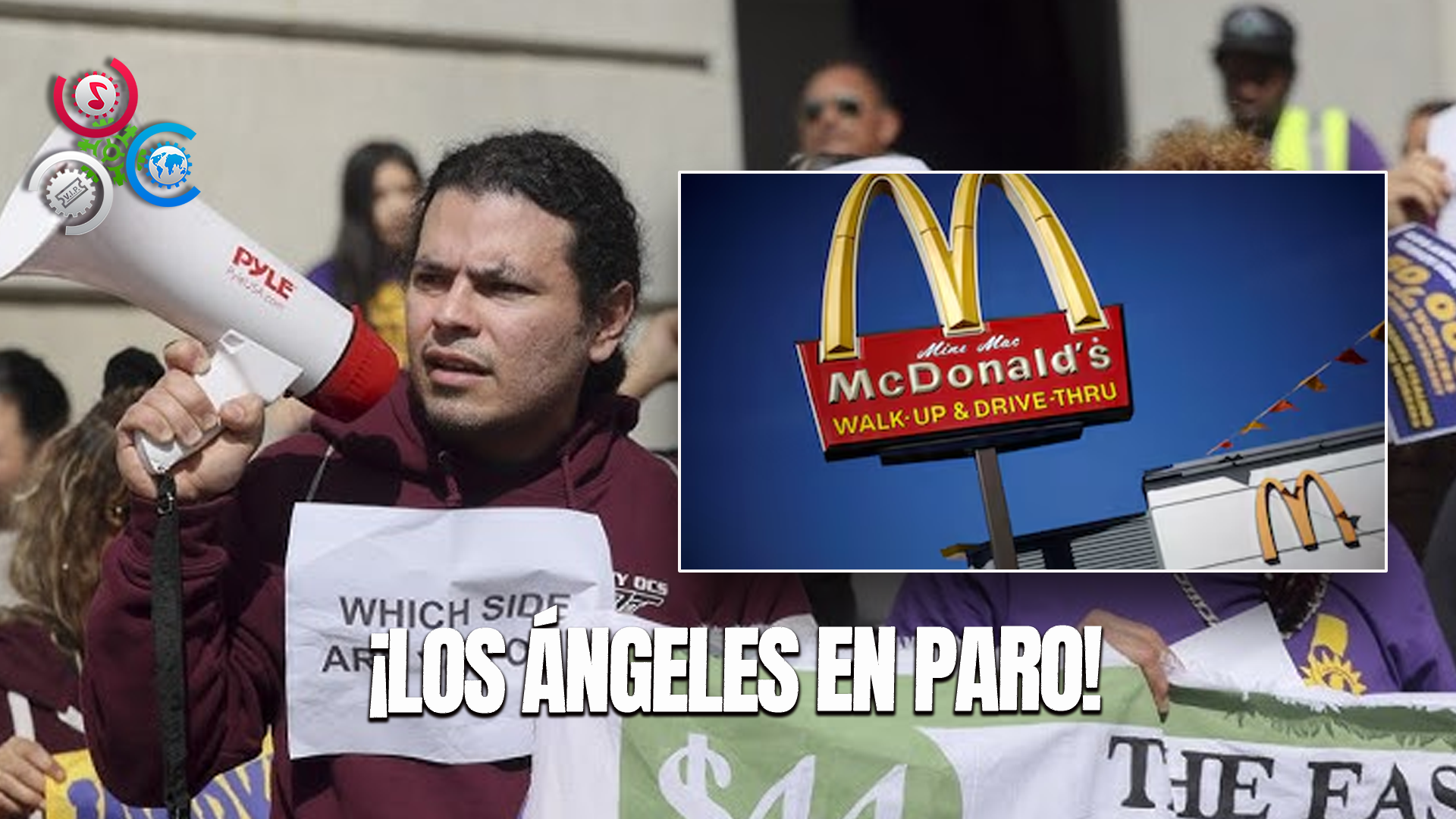 Trabajadores De Restaurantes De Comida Rápida En Los Ángeles Realizan Paro Laboral
