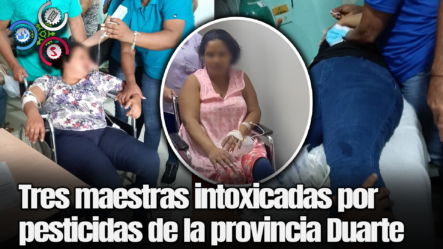 Tres Maestras Intoxicadas Por Pesticidas De La Provincia Duarte