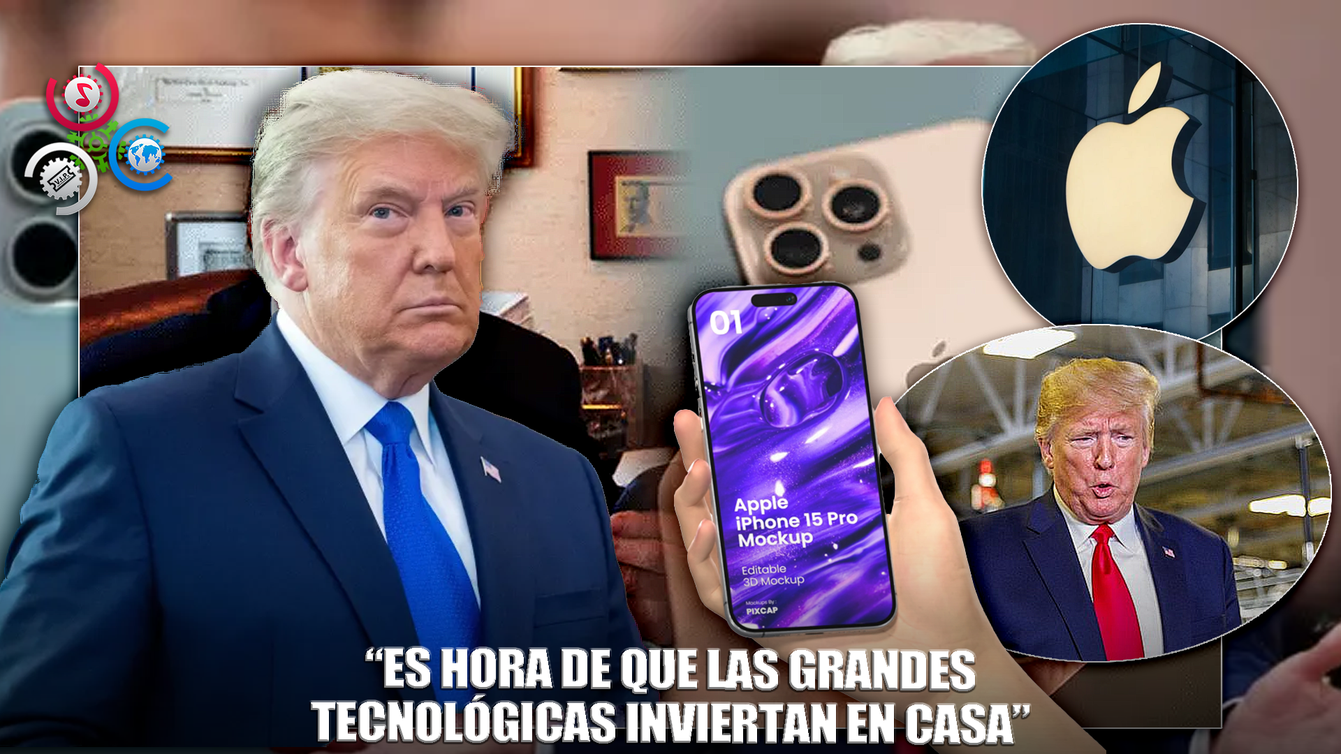Trump Amenaza Con Aranceles A Apple Por Fabricar Fuera De EE.UU.