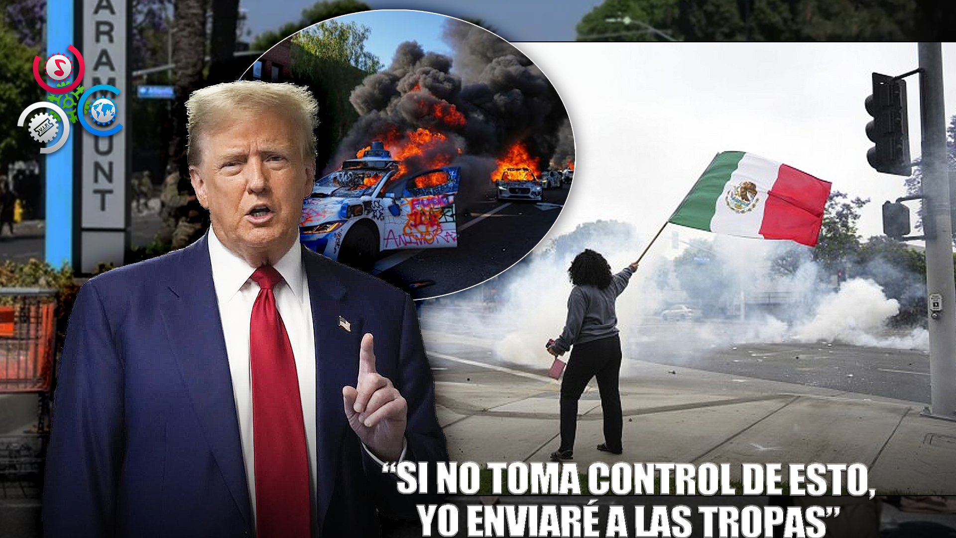 Trump Amenaza Con Enviar Marines A Las Protestas En Los Ángeles