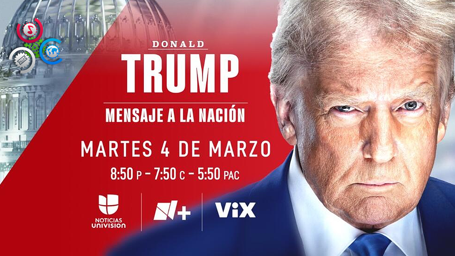 Trump Dará Esta Noche Un Mensaje A La Nación, Se Espera Que Subraye Temas Como Inmigración Y Ucrania