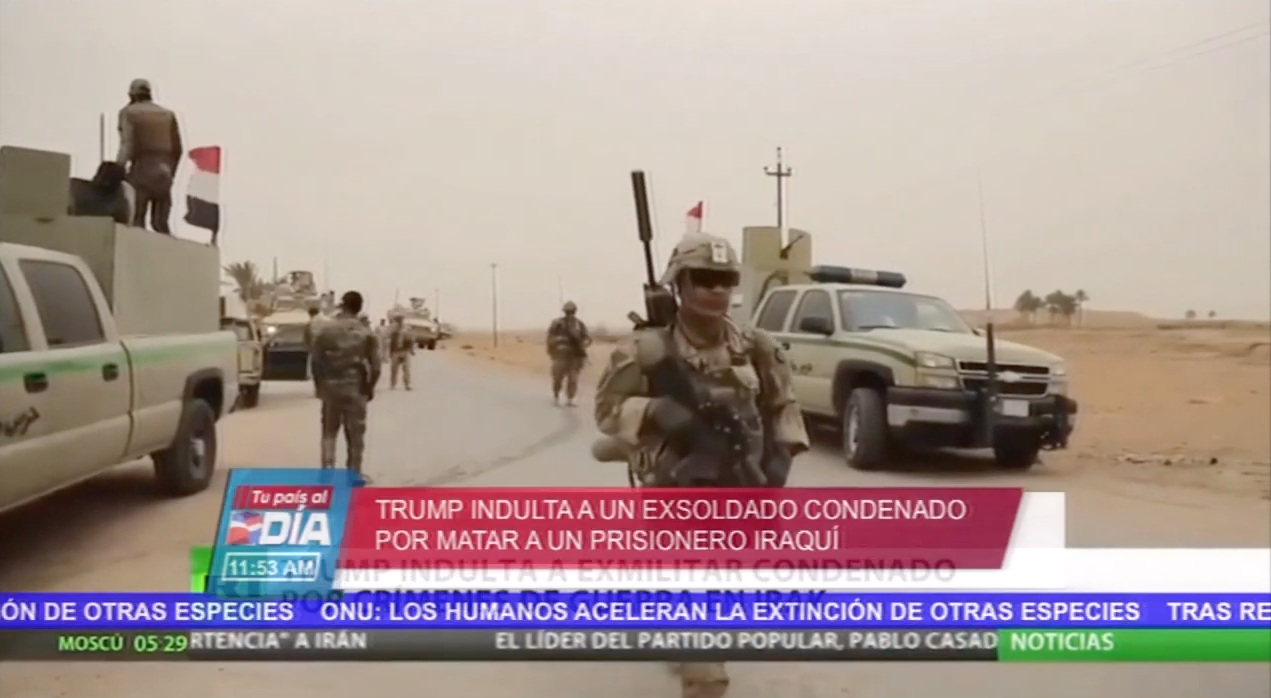 Trump Indulta A Un Ex Soldado Condenado Por Matar A Un Prisionero Iraquí