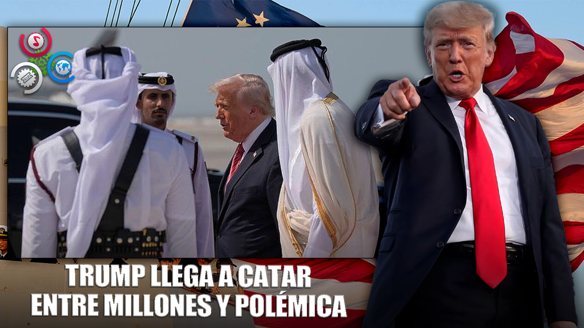 Trump Llega A Catar En Su Gira Por Medio Oriente