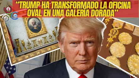 Trump Presume De Los Adornos De Oro De La Despacho Oval