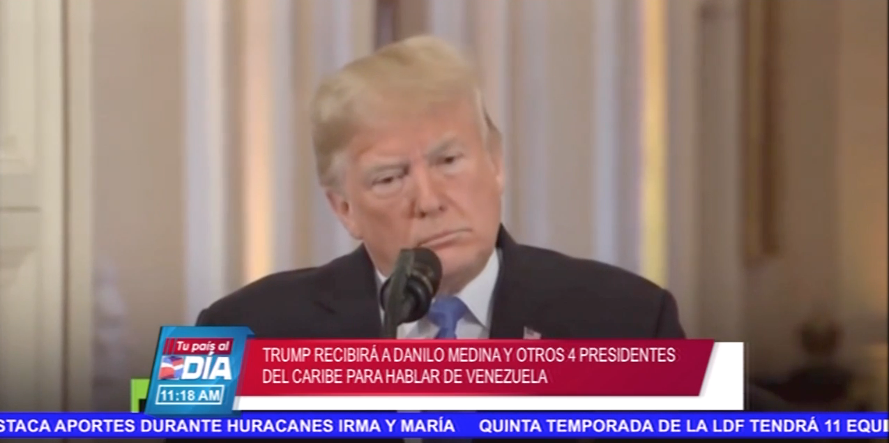 Trump Recibirá A Danilo Medina Y Otros 4 Presidentes Del Caribe Para Hablar De Venezuela