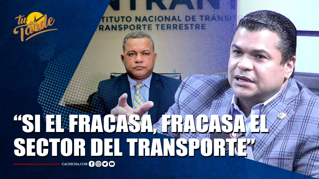 Diputado Tobías Crespo Sobre La Ley 63-17 Y El INTRANT  | Tu Tarde By Cachicha