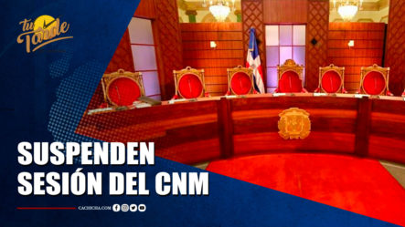 Suspenden Sesión Del CNM En La Que Escogerían Jueces Del Tribunal Superior Electoral | Tu Tarde By Cachicha