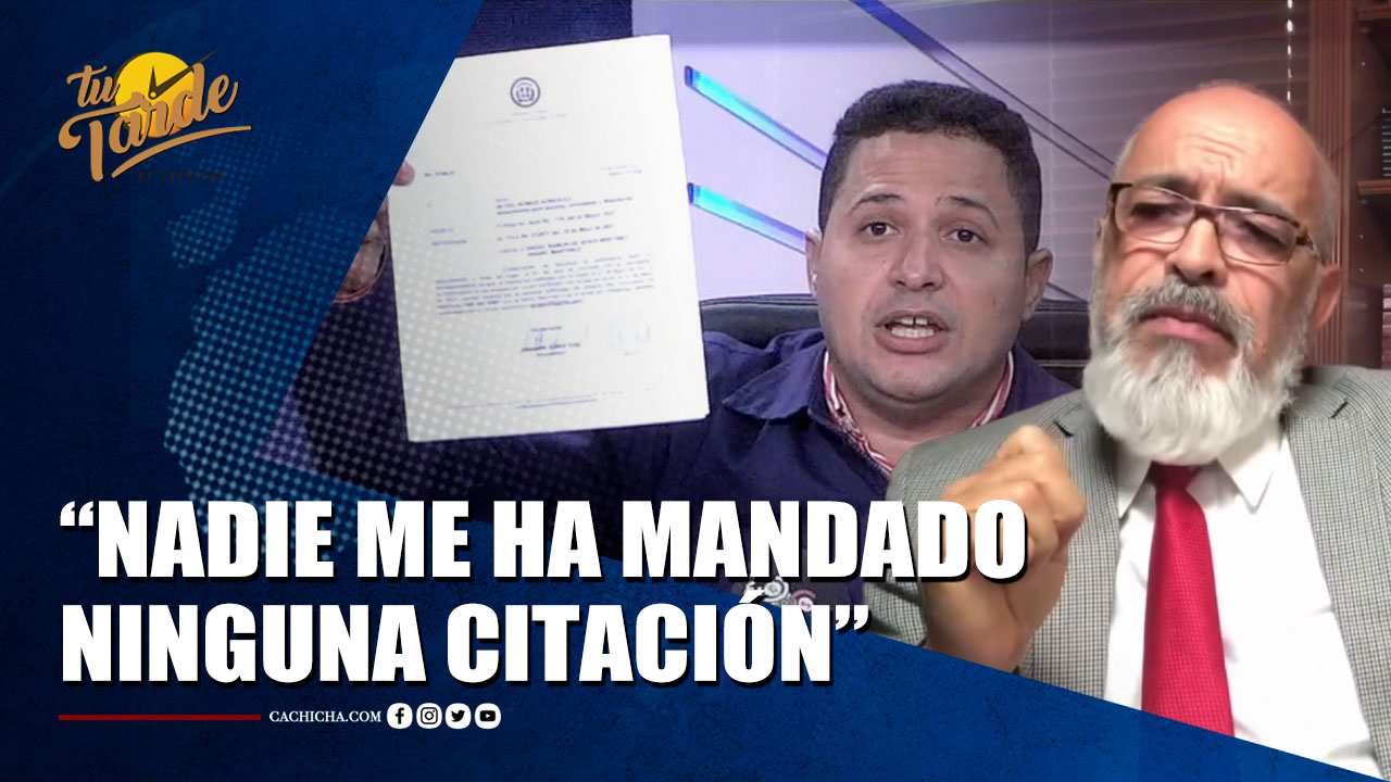 Ángel Martínez Dice Que Nadie Le Ha Mandado Ninguna Citación | Tu Tarde By Cachicha