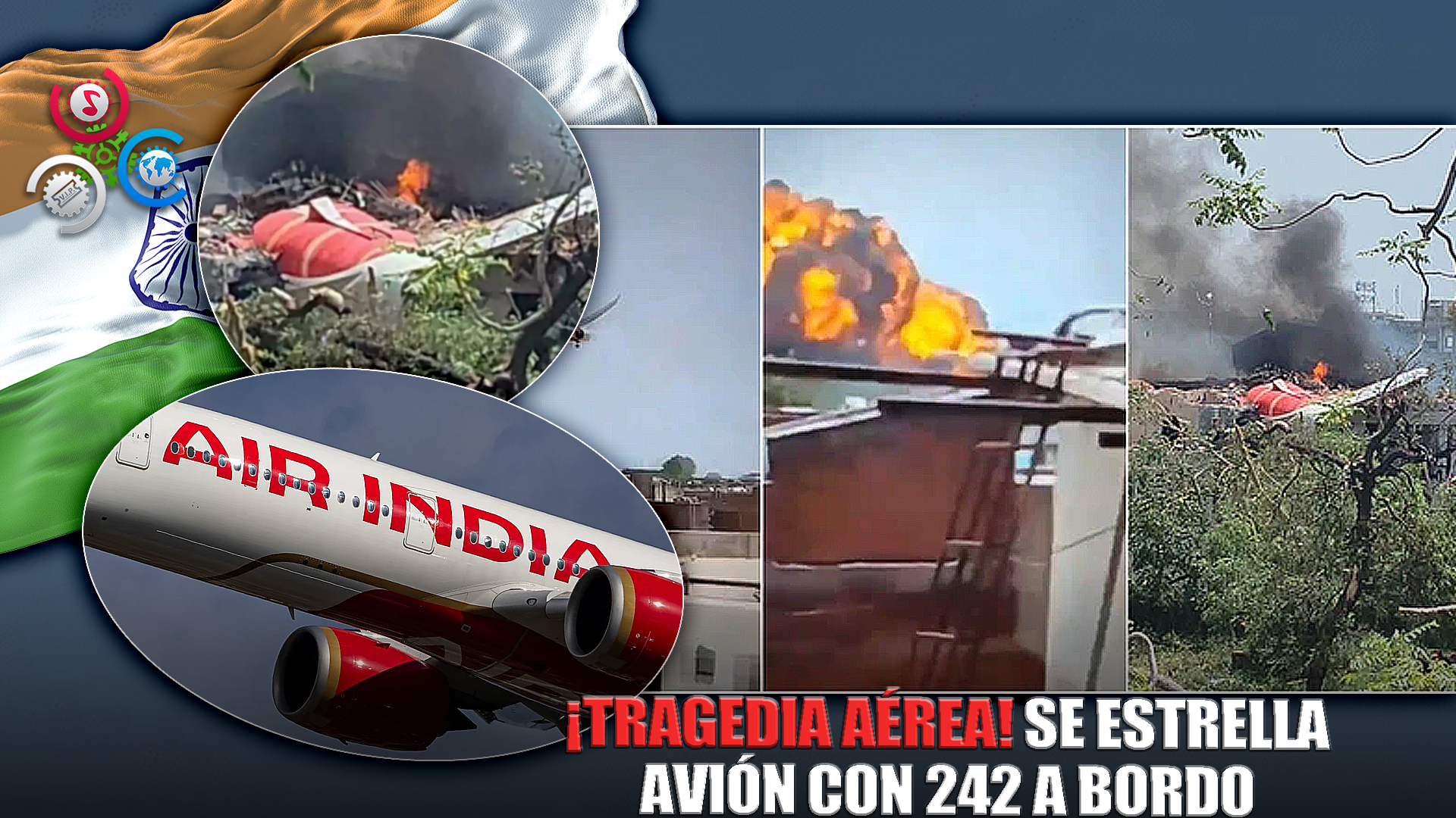ÚLTIMA HORA | Se Estrella Avión De Air India Con Más De 240 Personas