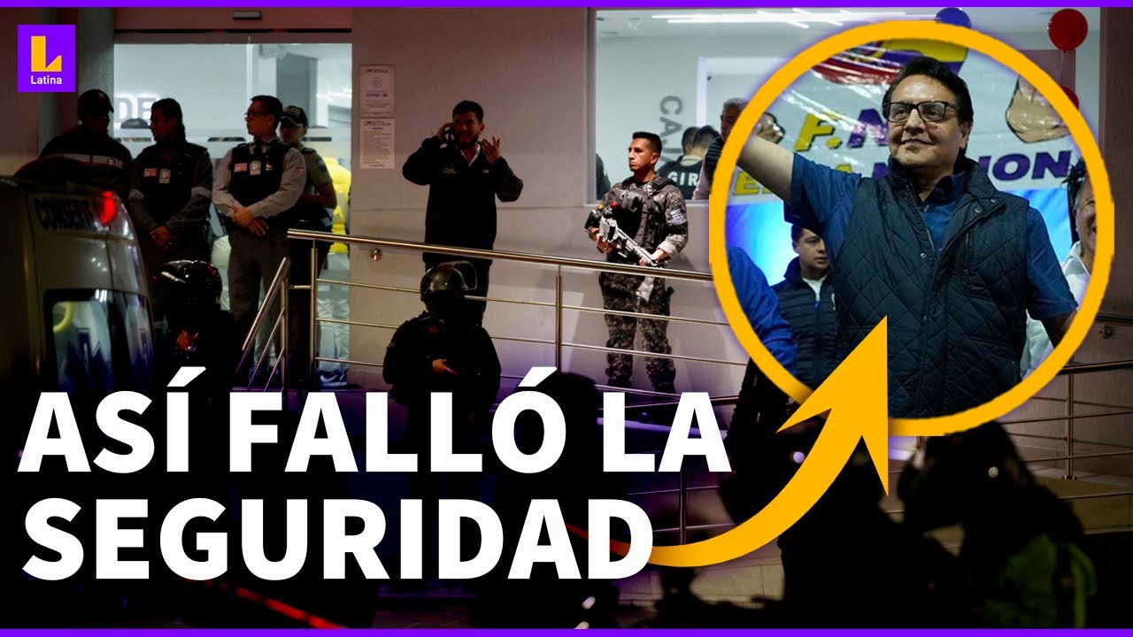 ¿Coincidencia? Así Falló El Equipo De Seguridad Del Candidato Presidencial Fernando Villavicencio