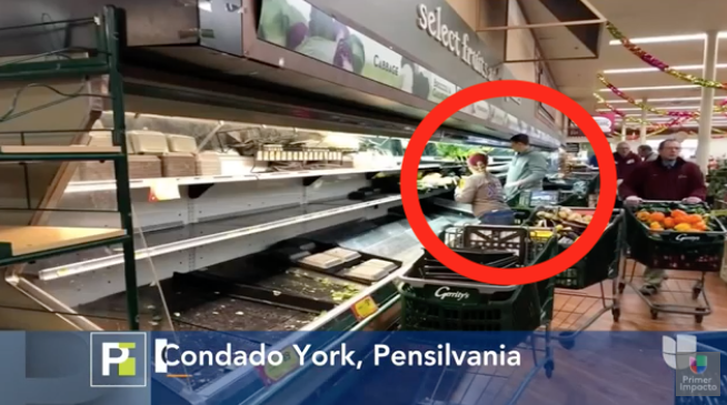 Una Loca Entra A Un Supermercado En Estados Unidos Y Escupe La Mercancía