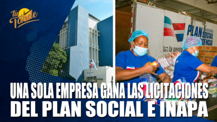 Una Sola Empresa Gana Las Licitaciones Del Plan Social E INAPA – Tu Tarde By Cachicha
