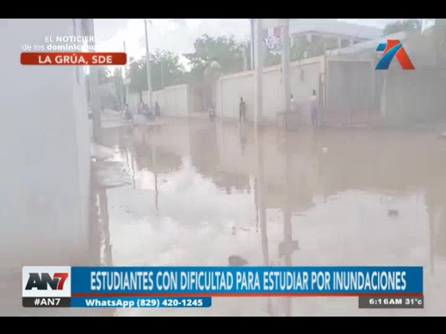 Estudiantes Con Dificultades Para Estudiar Producto De Las Inundaciones.