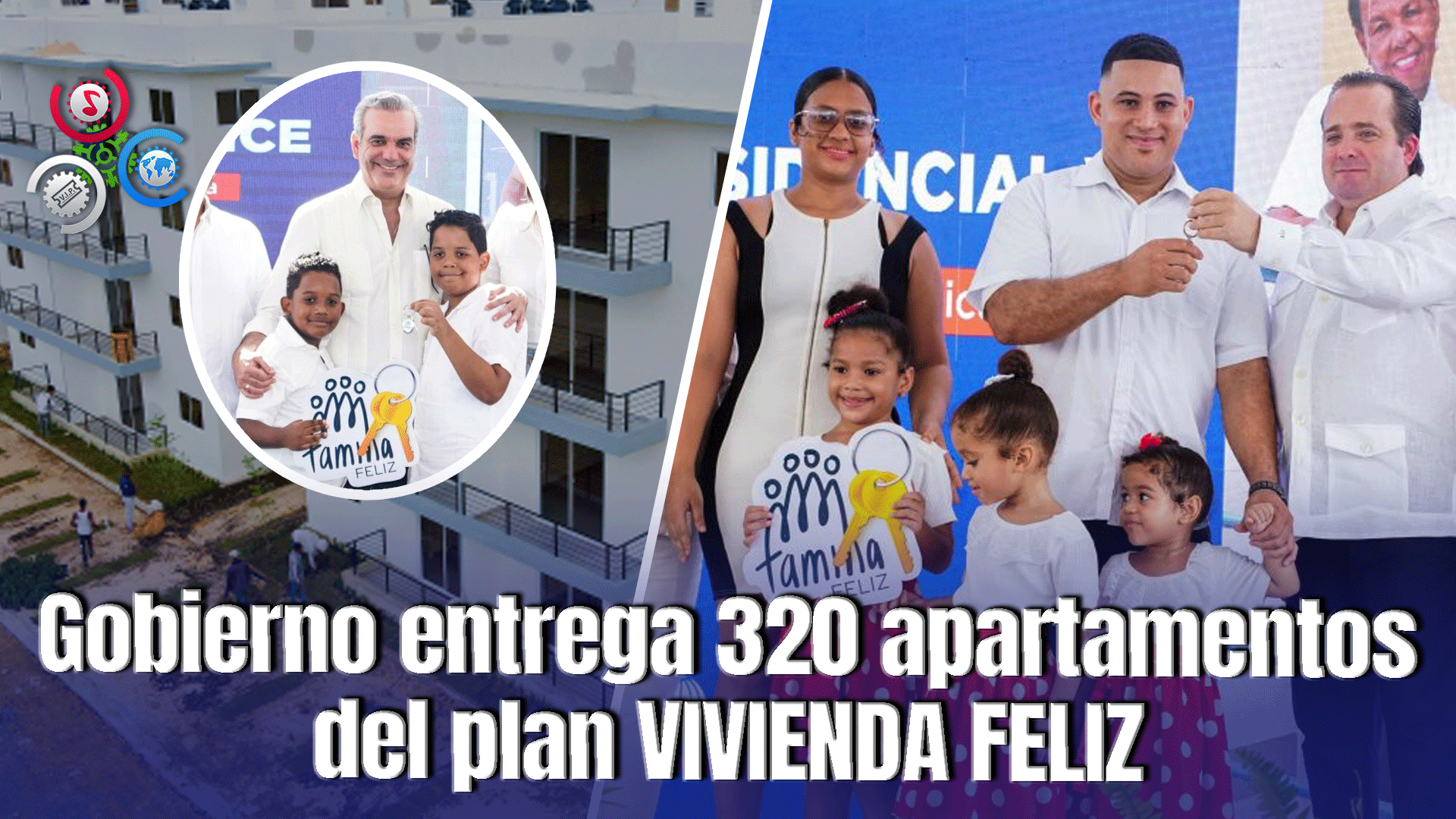 Presidente Abinader Y Ministro José Ignacio Paliza Encabezan Entrega De Apartamentos En Boca Chica