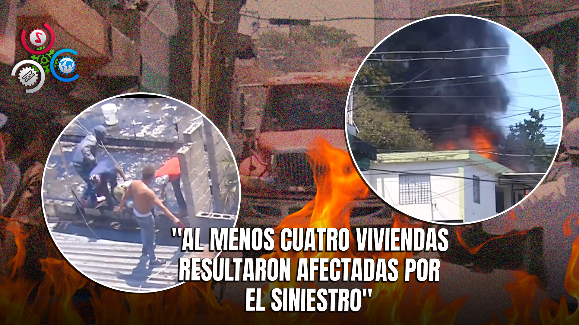 Fuerte Explosión De Tanque De GLP Consume Varias Viviendas En El Libertador De Herrera