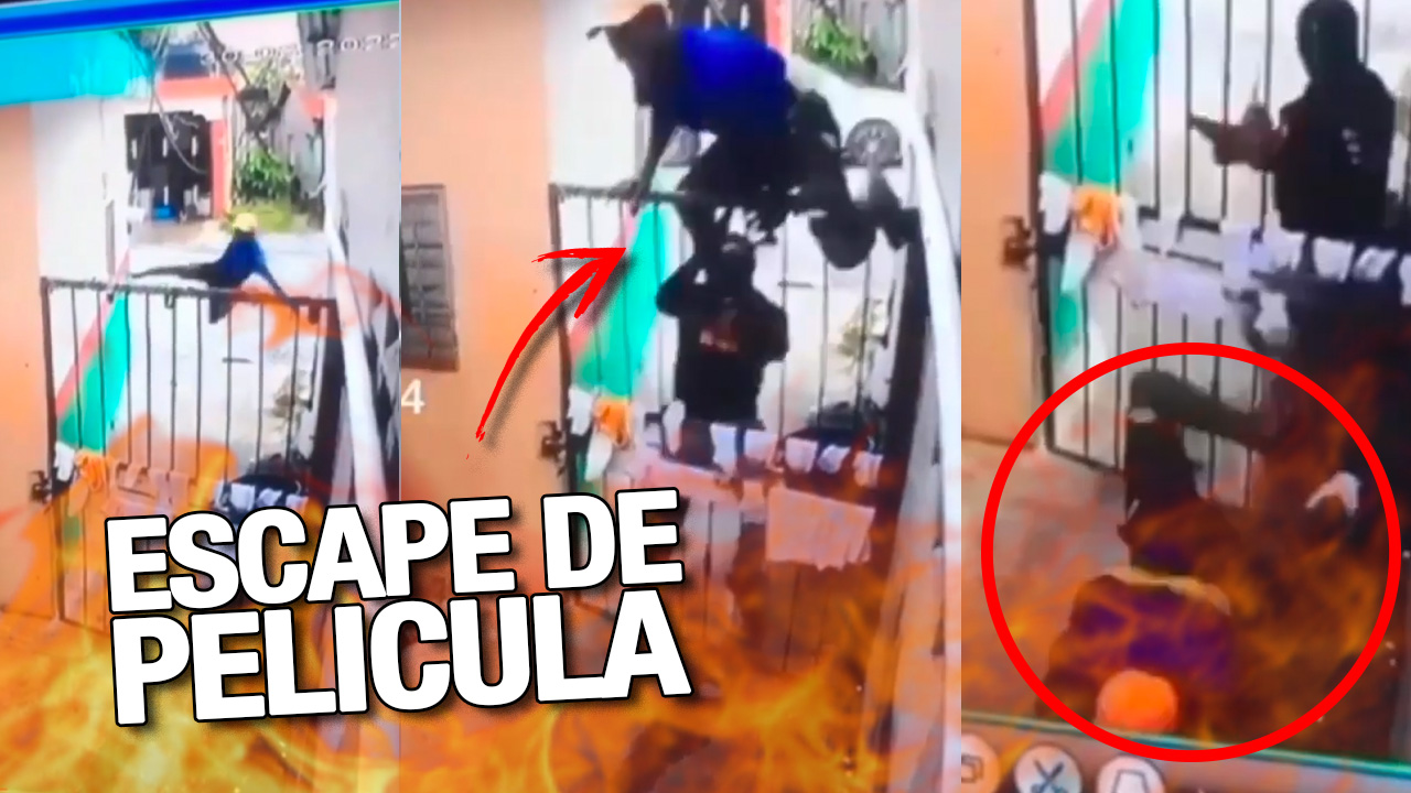 ¡INCREIBLE! Mira Como Este Hombre ESCAPÓ De Agentes En Una Persecución